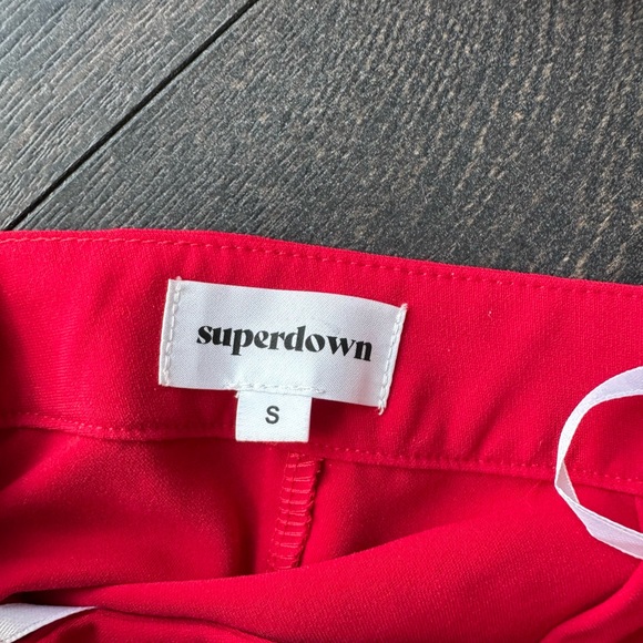 Superdown Red Strapless Jumpsuit Set - Picture 2 of 8